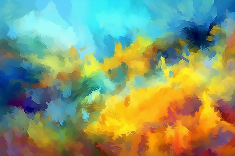 色彩鲜艳水彩山水油画手绘艺术抽象背景插画,插画/手绘图,插画/手绘图库,插画/手绘图下载,插画/手绘